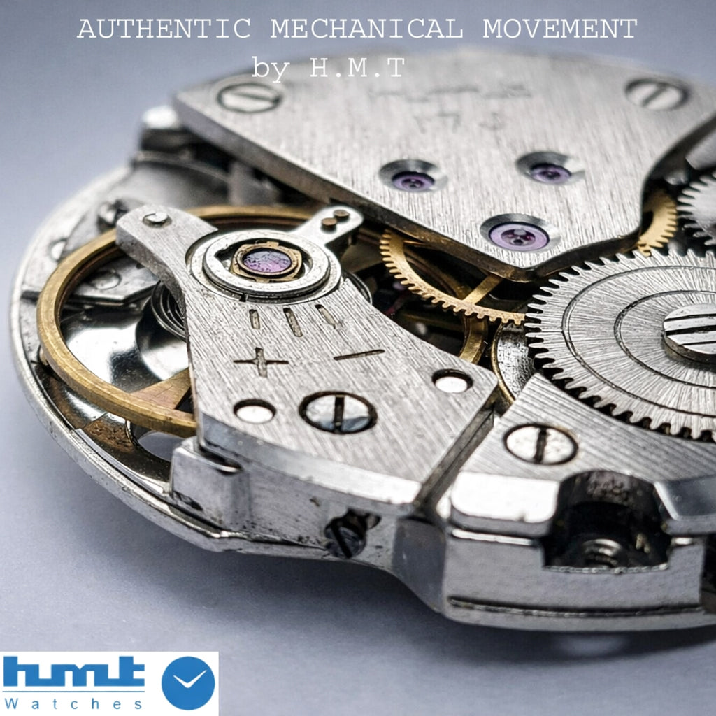 HMT Pilot White Watch - Handwinding Mechanical Men's Watch