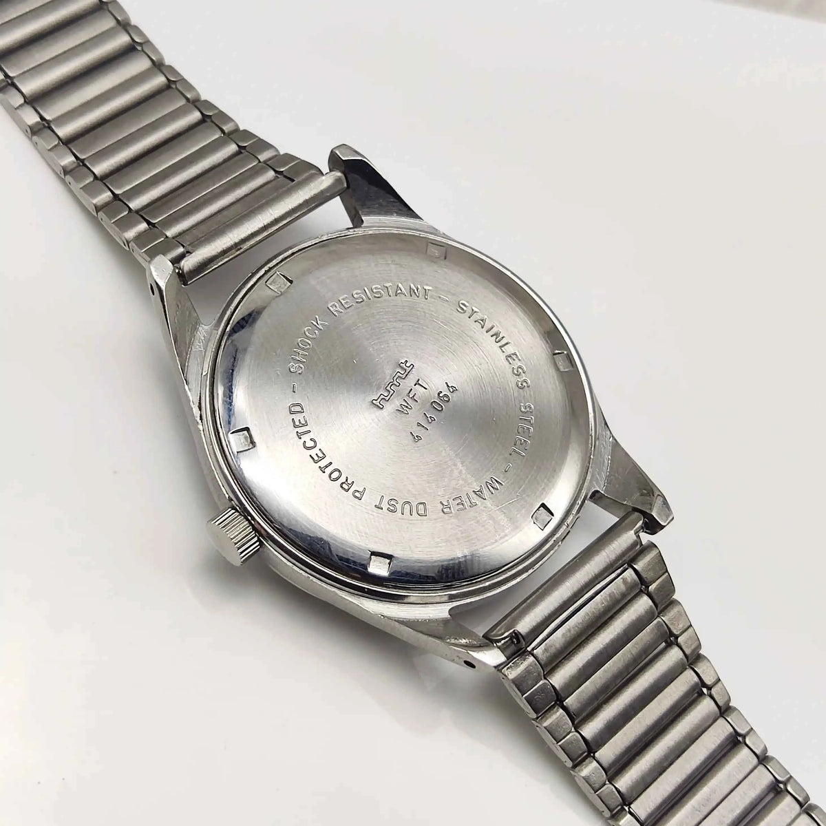 HMT Janata Men's Watch - Black Dial with Devanagari Indices, 17 Jewels Handwinding