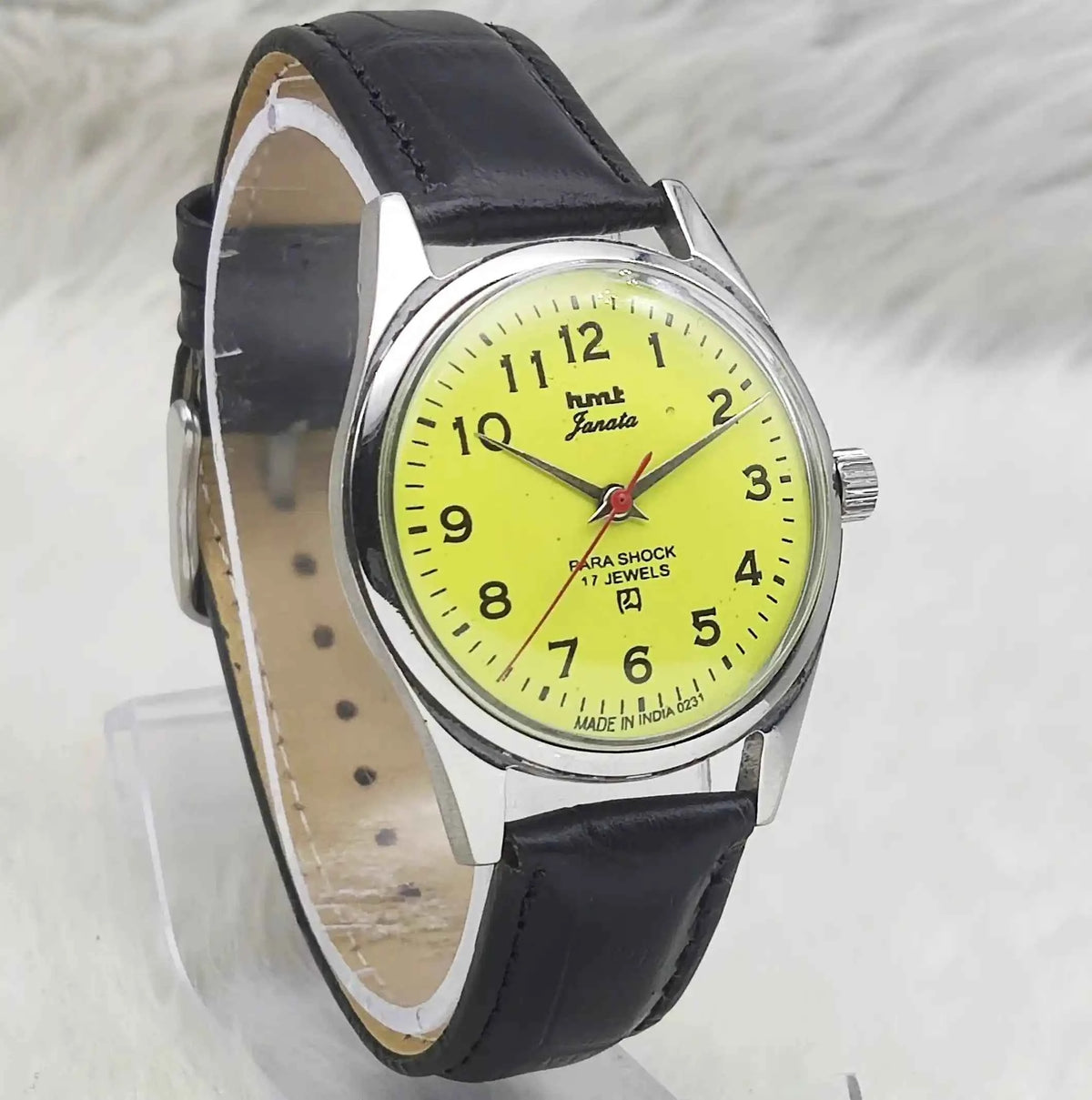 HMT Janata Lemon Color Dial Handwinding 17 Jewels Men's Watch