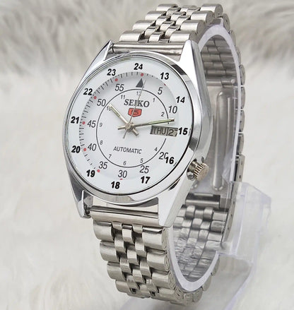 Seiko 5 Automatic Watch Day Date with 17 Jewels 7009A Model
