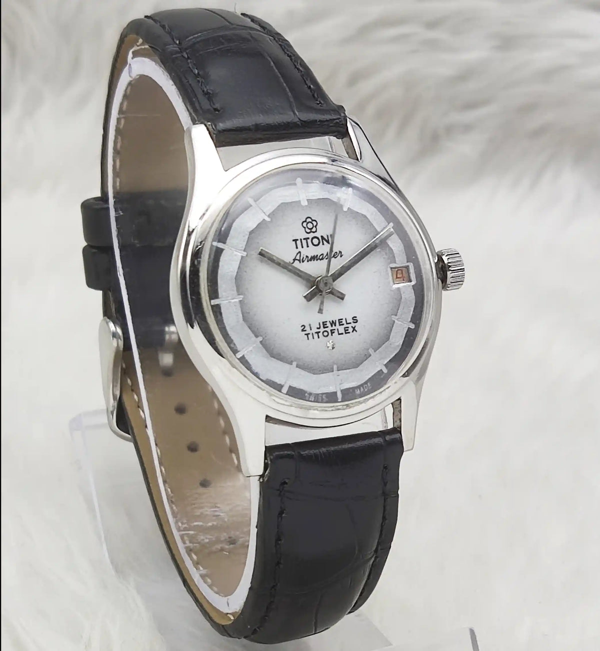 Titoni Airmaster Women's Watch Gray Dial - 21 Jewels Handwinding