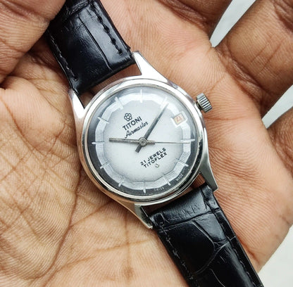 Titoni Airmaster Women's Watch Gray Dial - 21 Jewels Handwinding