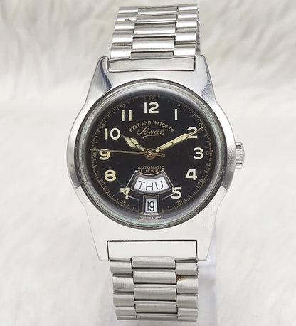 West End Automatic Watch - Timeless Elegance with 21 Jewels and Day-Date Functionality