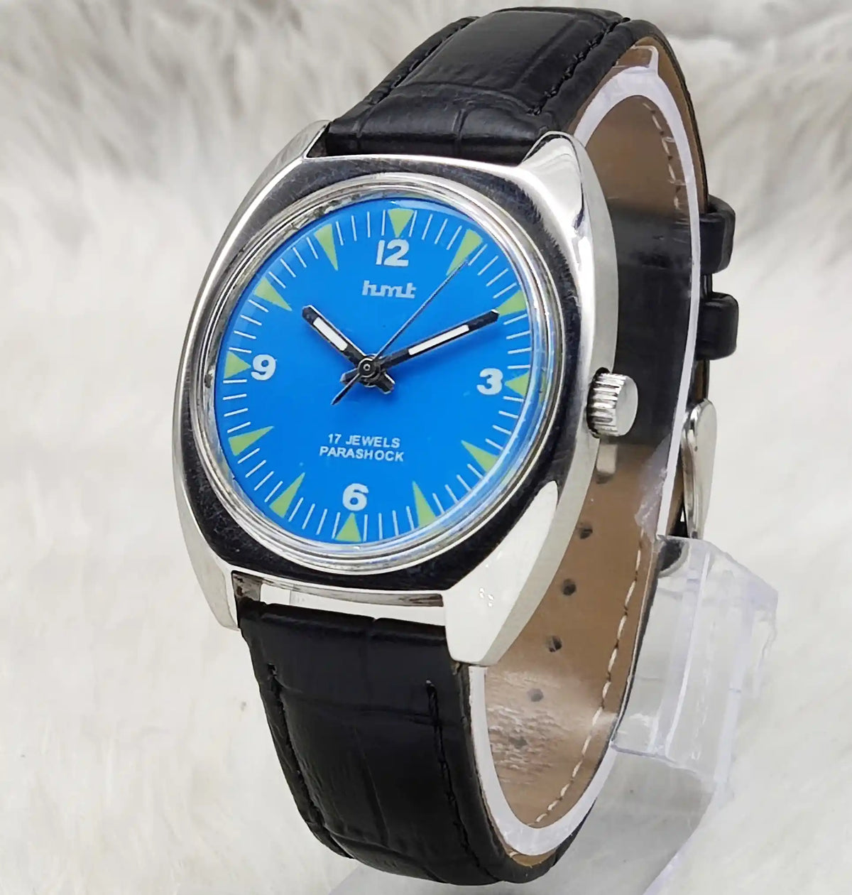 HMT Pilot Watch Blue Dial - Timeless Elegance with Reliable Craftsmanship
