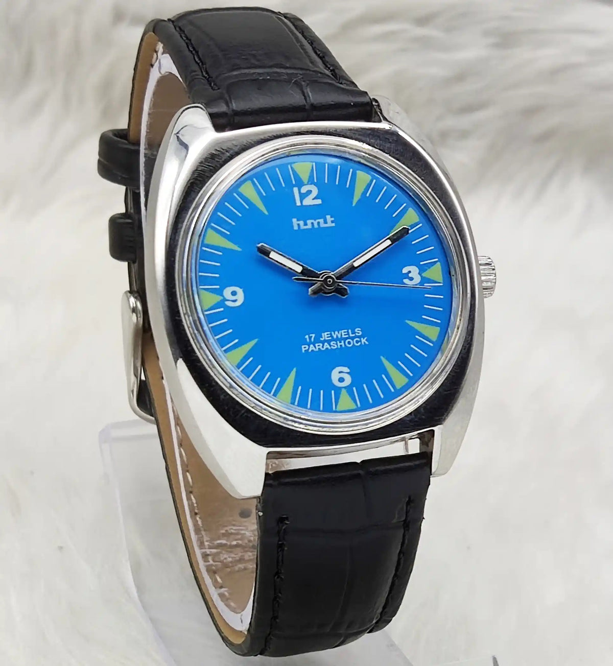HMT Pilot Watch Blue Dial - Timeless Elegance with Reliable Craftsmanship