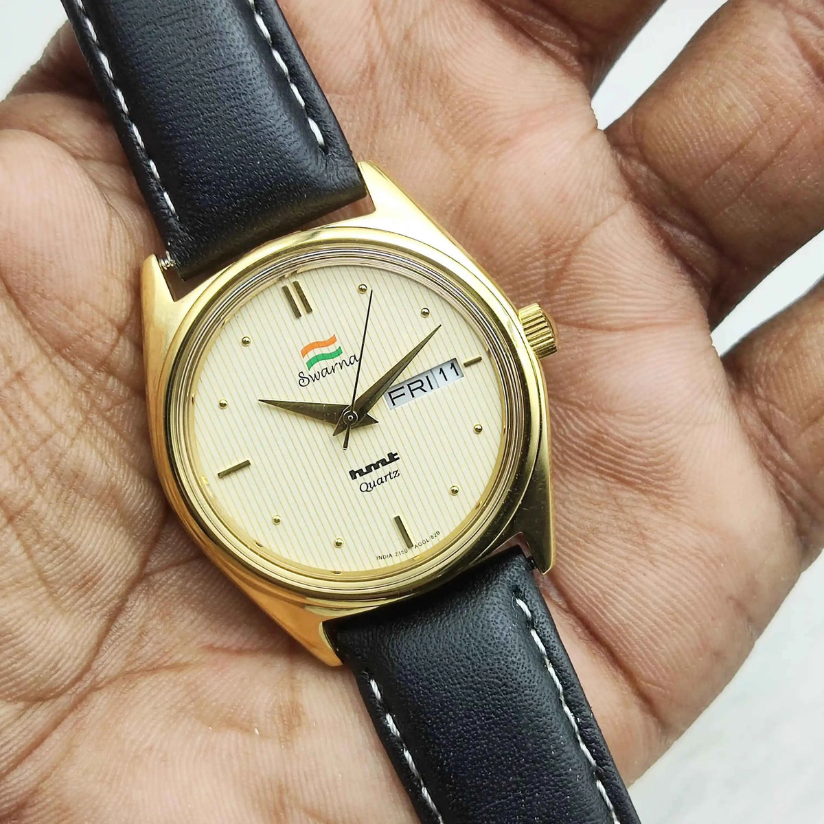 Elevate Your Style with the HMT Swarna Cream Dial Watch - Timeless Functionality & Design