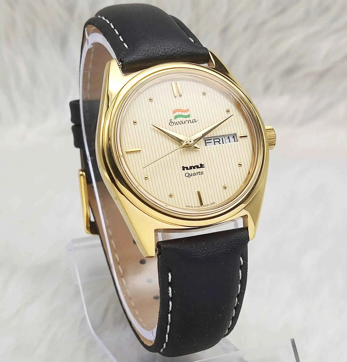 Elevate Your Style with the HMT Swarna Cream Dial Watch - Timeless Functionality & Design