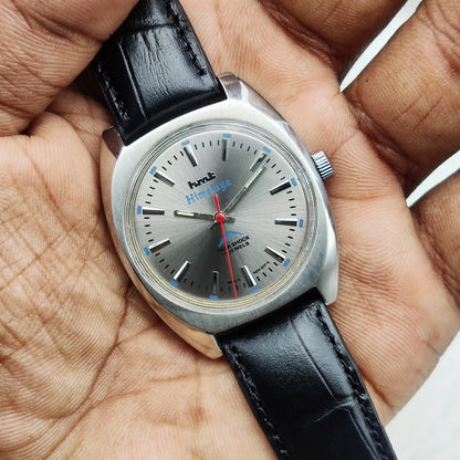 HMT Himalaya Gray Dial Watch 17 Jewels Mechanical Handwinding