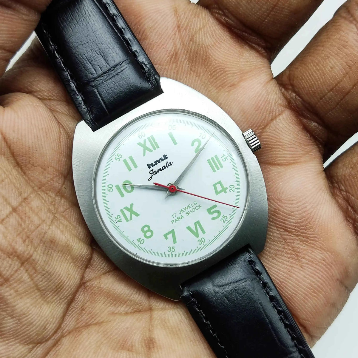 HMT Janata Handwinding Watch White Dial