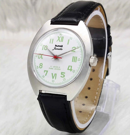 HMT Janata Handwinding Watch White Dial