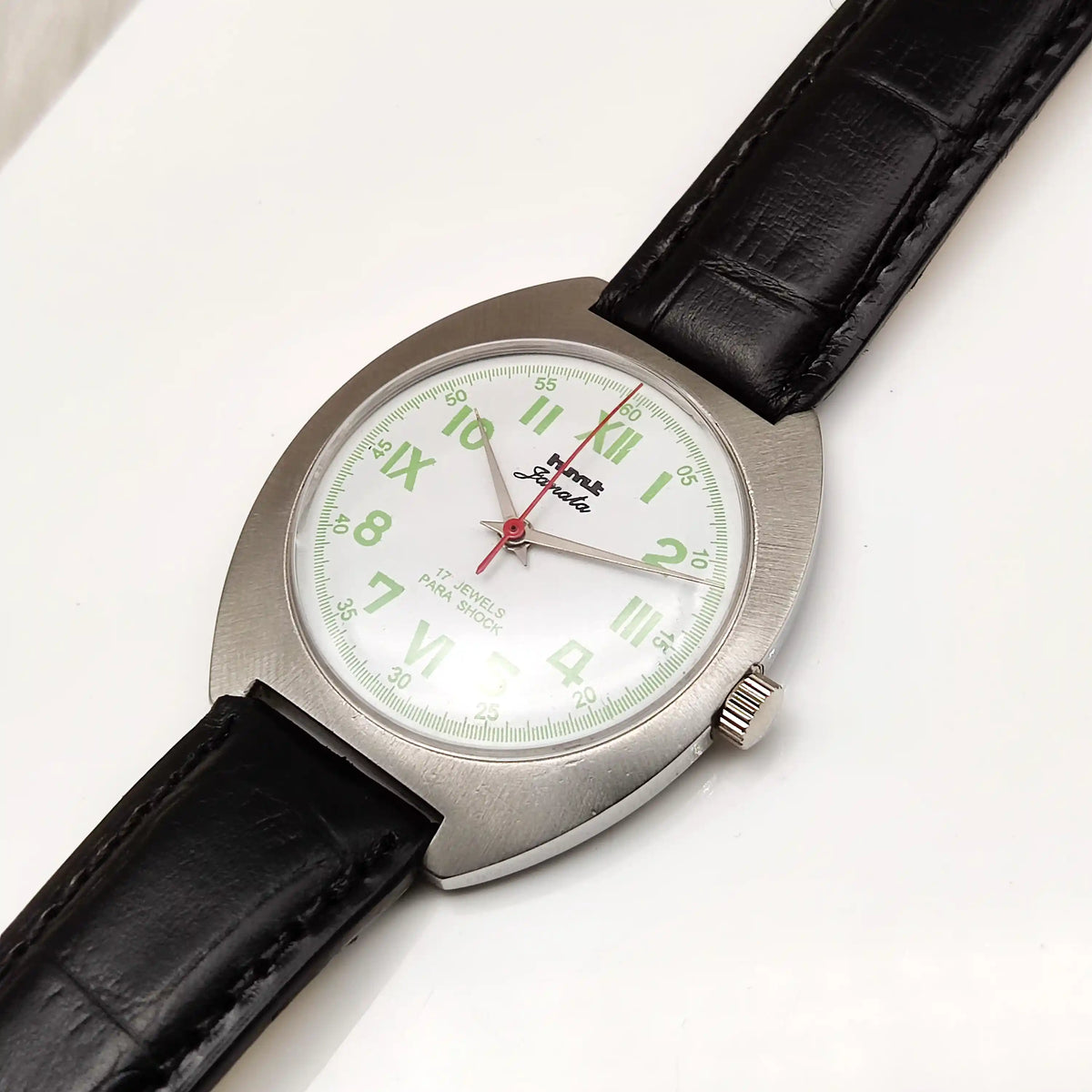 HMT Janata Watch – White Dial Handwinding 17 Jewels