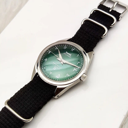 HMT Pilot Handwinding Watch – Green Dial Men's Watch
