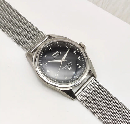 HMT Janata Arabic Watch – Black Dial Handwinding 17 Jewels