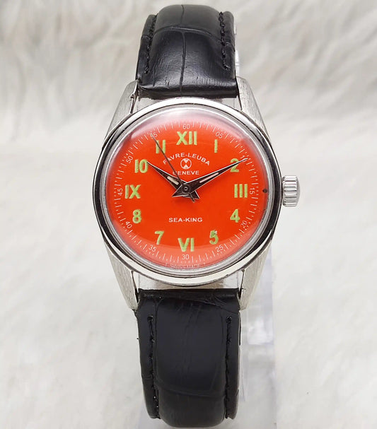 Favre Leuba Seaking Red Dial Watch: A Timeless Statement of Style