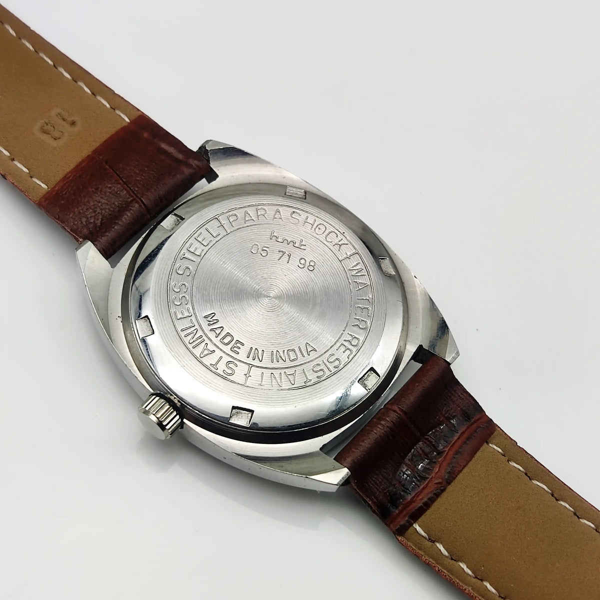 HMT Abhishek Golden Dial Watch - 17 Jewels Handwinding