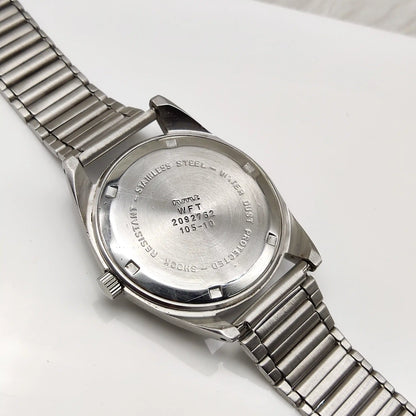 HMT Janata Men's Watch: Timeless Blue Dial with 17 Jewels Handwinding