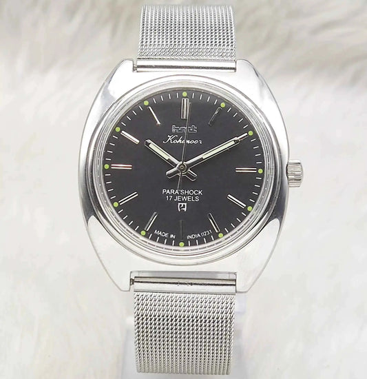 HMT Kohinoor Black Dial Watch: Timeless Elegance for Every Occasion