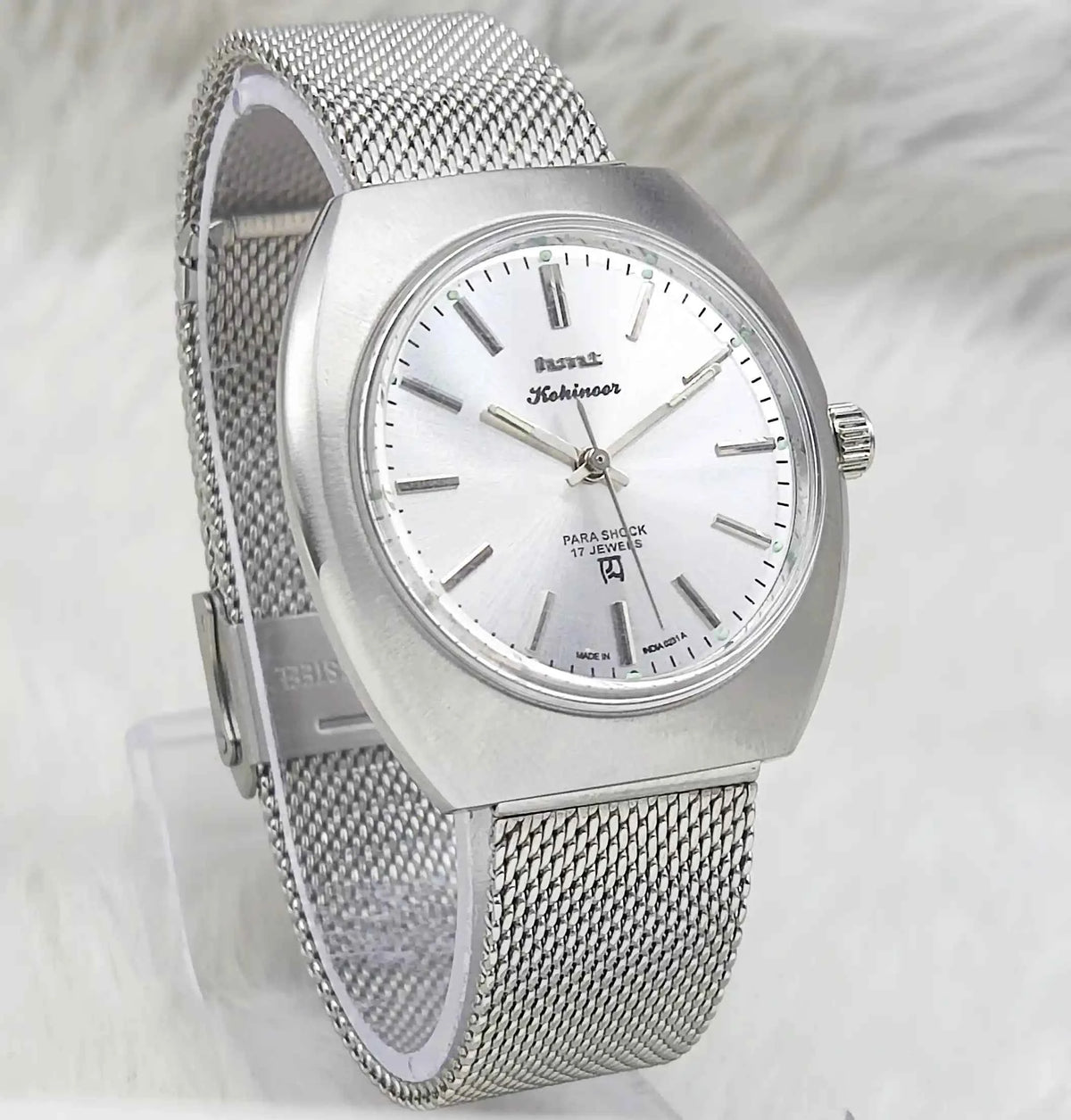 Timeless HMT Kohinoor Silver Dial Watch - Elevate Your Style with Vintage Charm