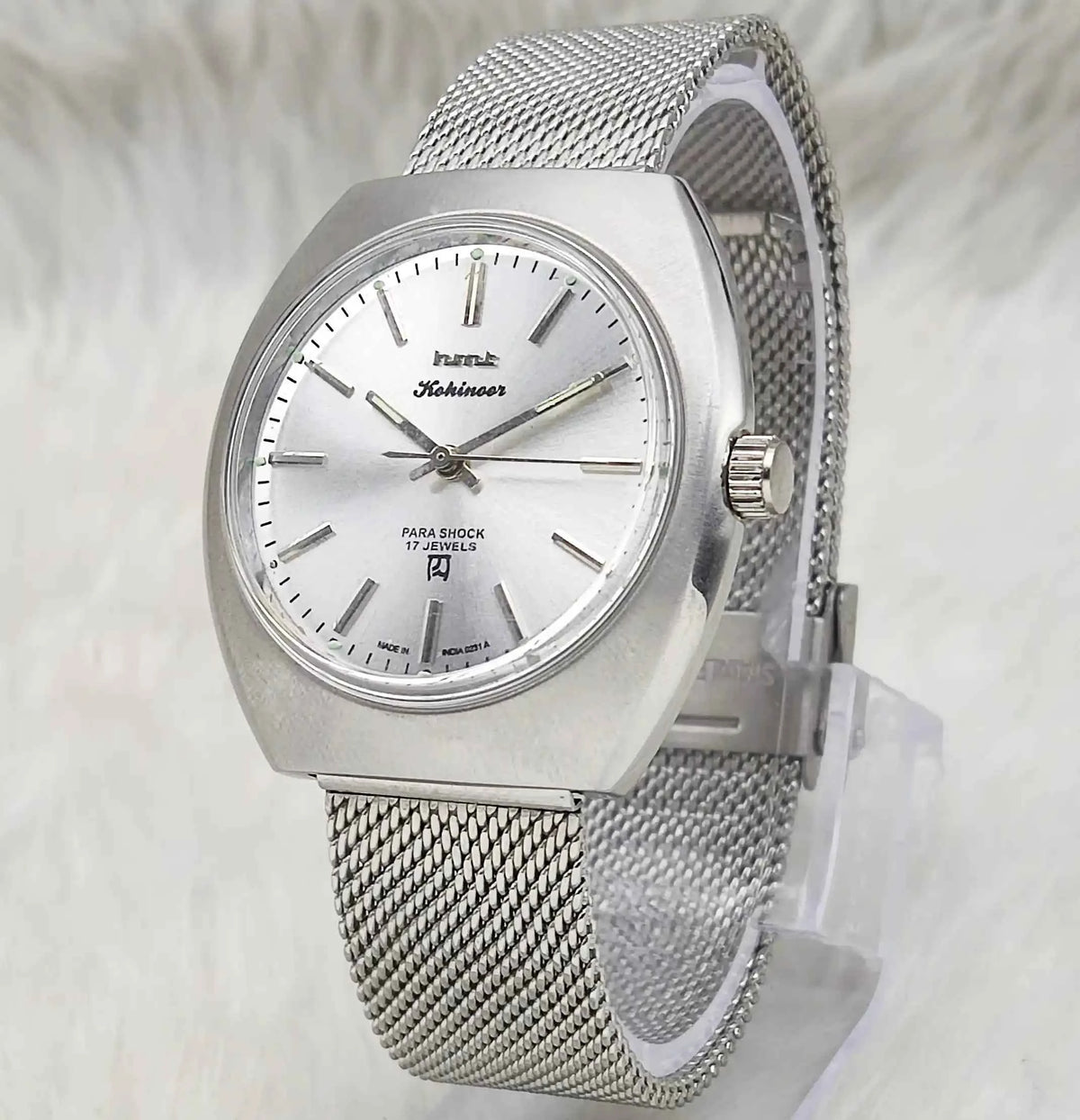 Timeless HMT Kohinoor Silver Dial Watch - Elevate Your Style with Vintage Charm