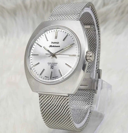 Timeless HMT Kohinoor Silver Dial Watch - Elevate Your Style with Vintage Charm
