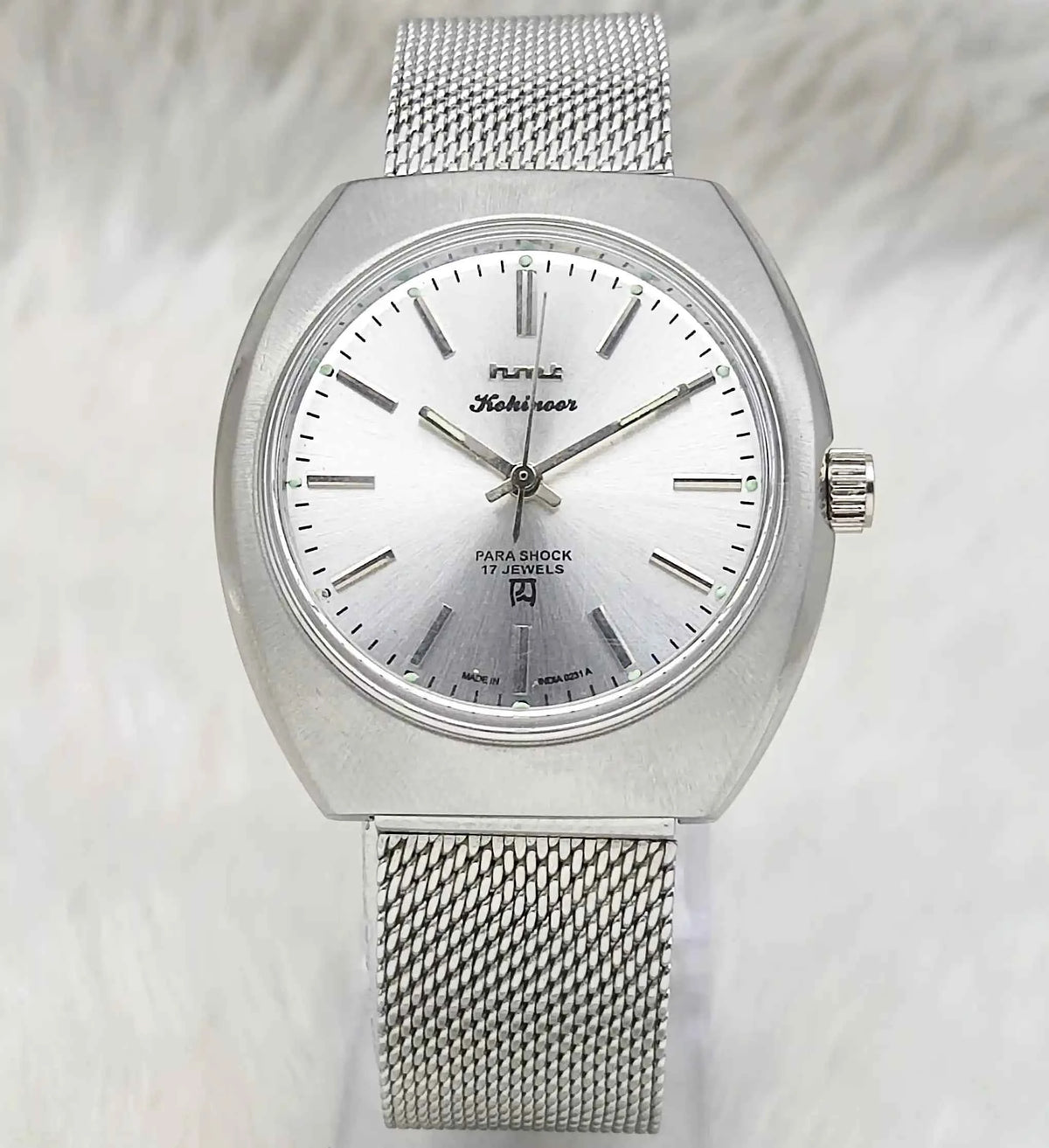 Timeless HMT Kohinoor Silver Dial Watch - Elevate Your Style with Vintage Charm