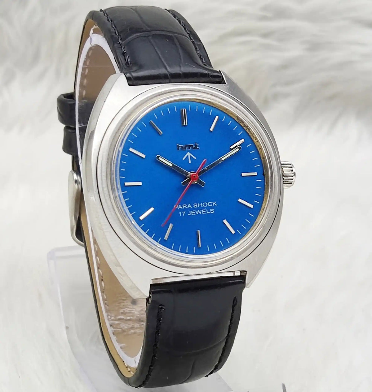 HMT Mechanical Handwinding 17 Jewels Sky Blue Men's Watch