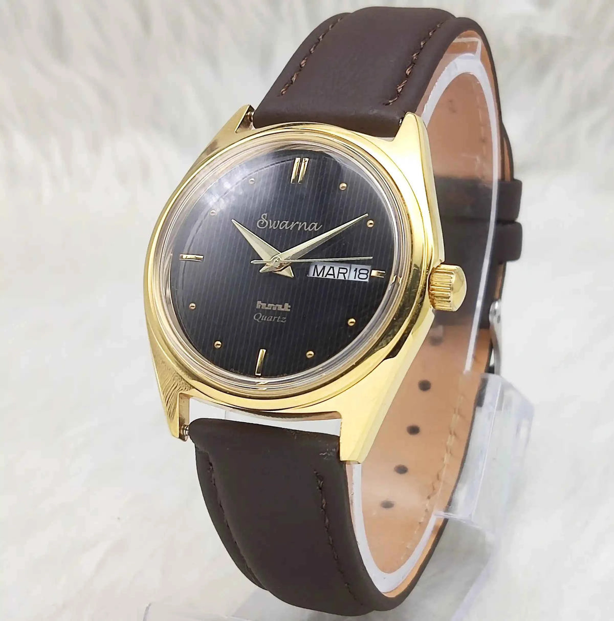 HMT Swarna Black Dial Watch: Elevate Your Style with Effortless Functionality