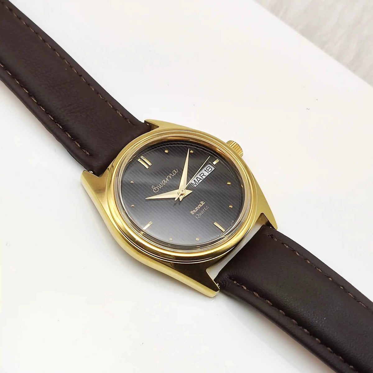 HMT Swarna Black Dial Watch: Elevate Your Style with Effortless Functionality