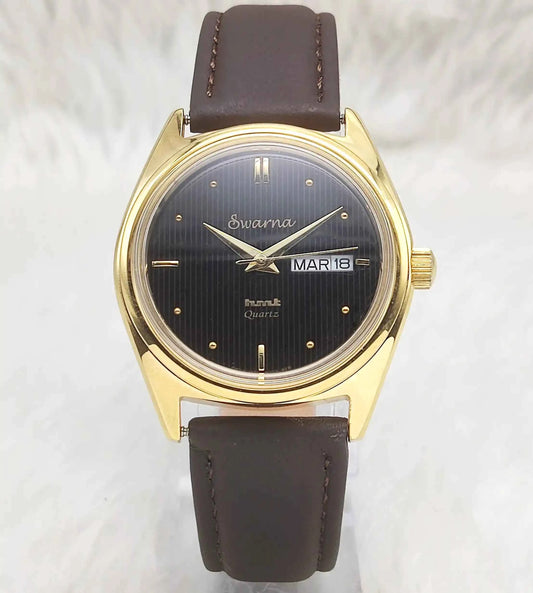HMT Swarna Black Dial Watch: Elevate Your Style with Effortless Functionality