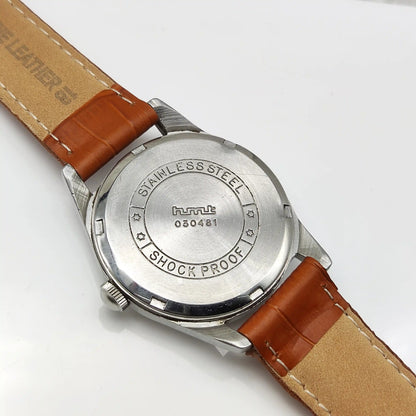 HMT Pilot White Watch - Handwinding Mechanical Men's Watch